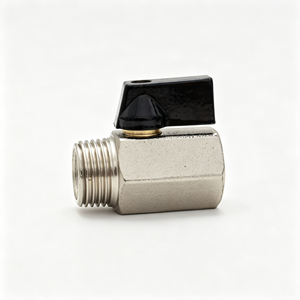 1 pièce Vanne à boisseau sphérique en acier inoxydable SS304, filetage femelle, pour conduite d'eau, à passage plein, à levier à quart de tour, vanne d'arrêt anti-fuite - Product Image 1