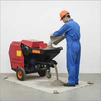 Machine de pulvérisation de mortier multifonctionnelle, équipement électrique de pulvérisation de ciment et de sable, puissance 4kW, 220V/380V, haute efficacité pour murs