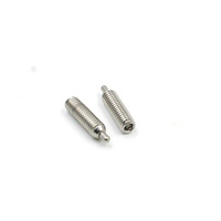 Plongeur à bille à ressort haute précision en acier inoxydable 304 316 avec corps et pointe sphérique longue, embout hexagonal M3 M4 M5 M6 M8 M10