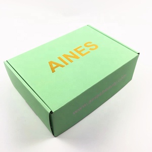 Mittelgroße, individuell gefärbte Wellpappenschachtel, kostenlose grüne Versandbox, recycelbar, für Kosmetik, loses Puder, Augencreme, Gesichtscreme - Product Image 6
