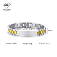 Bracelet magnétique en acier inoxydable Hoonni à aimants puissants pour hommes, soulage l'arthrite et la fatigue, thérapie de santé, bracelet de poignet