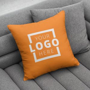 Fodera per cuscino personalizzata con logo, foto e testo stampato, federa quadrata all'ingrosso per regali aziendali, branding e decorazioni per la casa - Product Image 6