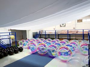 <span class=keywords><strong>Prix</strong></span> de gros Réutilisable Big Bubble PVC Transparent Coloré Irisé <span class=keywords><strong>Gonflable</strong></span> Miroir Boules pour la Publicité Décoration - Product Image 2