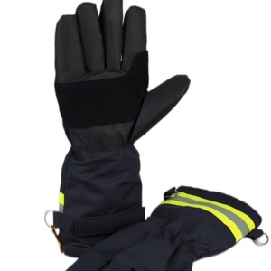 Gants de pompier AmpsafeX en aramide, style cinq doigts, ignifuges, haute visibilité, pour la lutte contre les incendies structurels - Product Image 5