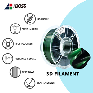 Filamento IBOSS PLA+ de 1.75mm, Negro Seda + Verde Cobre, Filamento para Impresión 3D, 1kg/carrete, Compatible con Impresoras 3D Bambu - Product Image 4