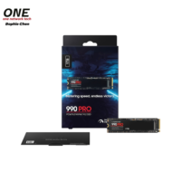 Hard Drive Berkinerja Tinggi 990 PRO, M.2 2280 NVMe PCIe 4.0, 1TB, 2TB, 4TB Solid State Drive, Dengan Heatsink, untuk PS5 & PC Game C