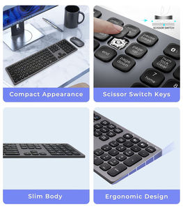 Ergonomische Kabellose Tastatur Und Maus German Maus Und Tastatur Maus Und Tastatur Set Wireless Keyboard <b>Mouse</b> Set - Product Image 6