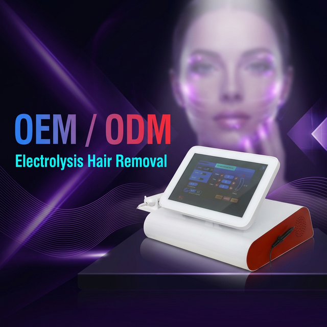 2026 3 in 1 Blend Flash Gold Needle*100pcs 0.8mm Body Face Beauty Skin Permanently Electrolysis Hair Treatment Removal Machine