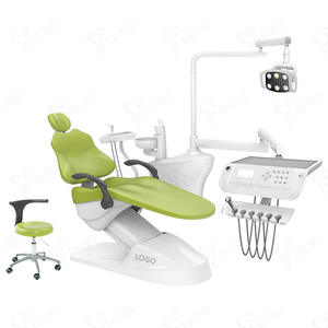 Sillón Dental Haoyi Hori R1 Eléctrico Verde Claro con Ajuste Automático de Altura y Escupidera de Cerámica, 180 kg - Product Image 1