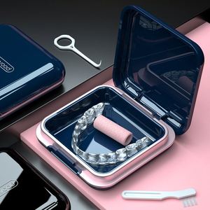 Estuche para Retenedor de Ortodoncia, Portátil, Duradero, Almacenamiento Seguro para Invisalign y Brackets, Caja Protectora de Viaje, Logotipo Personalizado - Product Image 4