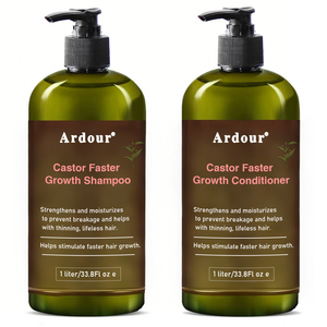 Cuidado del Cabello con Reparación Profunda, Champú con Aceite de Argán de Marruecos Nutritivo y Biotina Orgánica para Reducir el Daño - Product Image 1