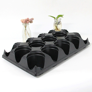 15 trous <span class=keywords><strong>Pot</strong></span> Rond Plateau De Transport Navette Plateaux pour Pépinière - Product Image 3