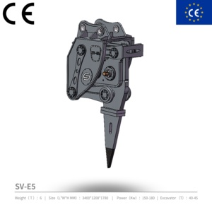 Accessorio Vibrante Monofrequenza per Escavatore, <span class=keywords><strong>Ripper</strong></span> Vibrante per Roccia per Terreni Duri, Compatibile con KUBOTA - Product Image 3