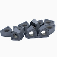 Outil de fraisage CNC, plaquettes de tournage indexables hexagonales en carbure, plaquette de fraisage WNMU à alimentation rapide en carbure WNMU080608