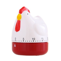 Minuterie de cuisine en forme de mini poulet avec logo personnalisé