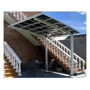 Недорогие алюминиевые конструкции, Современные одноместные и двухместные автомобильные укрытия, гараж для общественной парковки - Product Image 3