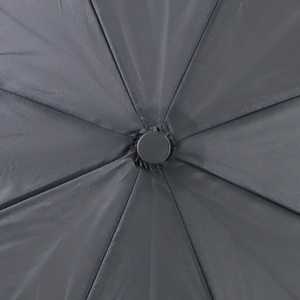 Promotional Custom Logo 3-Folding Automatic Sun Rain Water-Repellent Metal <b>Umbrella</b> Black Business Gifts Manual Control - Product Image 5