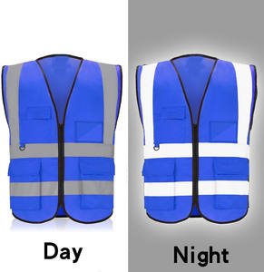 Chaleco de Seguridad Reflectante con Logotipo Personalizado, Alta Visibilidad, Certificado ANSI Clase 1 EN 20471, Tiras Reflectantes Naranja, OEM/ODM - Product Image 2