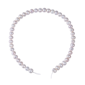 Perlas Sueltas de Agua Dulce Naturales en Forma de Arroz Gris de 9-10 mm, Producto Semiacabado para Collares, Accesorios de Joyería DIY - Product Image 5