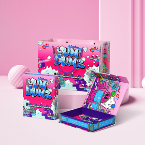Caja dura de cartón magnético de lujo, logotipo personalizado impreso, cajas vacías mate, ropa, camisa cosmética, zapatos, paquete de pelo, bolsa de papel - Product Image 1