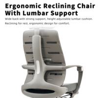 Chaise de bureau ergonomique inclinable moderne ZOTER OEM/ODM avec repose-pieds, dossier haut en maille, chaise de direction pour ordinateur, réglable pour l'école et l'hôtel