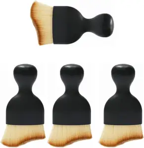 Brosse multifonctionnelle pour le nettoyage de l'intérieur de la voiture, brosse à poils souples, outil de dépoussiérage.