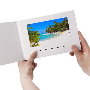 หน้าจอ LCD HD ขนาด 7 นิ้ว วิดีโอบรอชัวร์ การ์ดอวยพรดิจิทัล สำหรับธุรกิจ องค์กร งานแต่งงาน วันหยุด โปรโมชั่น เครื่องเล่น MP4 การ์ดของขวัญ - Product Image 2