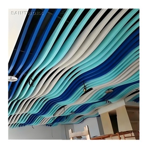 Pannelli per Soffitto in Alluminio Artistico a Onde, Materiale Decorativo per Edilizia, Design per Soffitti di Hotel, Sale, Case e Uffici - Product Image 3