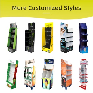 Exhibidor de Cartón Ecológico Personalizado, Exhibidor de Piso de Papel, Exhibidor Corrugado para Minoristas, para Supermercados - Product Image 4