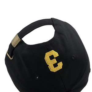 Uspa <b>Baseball</b> <b>Cap</b> Black Yellow Embroidered Logo Unisex Spring Summer Outdoor Sun Hat Breathable Twill Fabric - Product Image 5