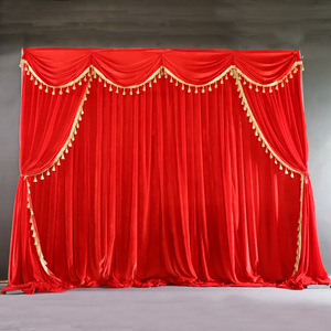 Nuovo Fondale <span class=keywords><strong>per</strong></span> Matrimoni in Stile Cinese, Drappeggio in Velluto <span class=keywords><strong>per</strong></span> Cerimonie di Apertura, Celebrazioni di Compleanno, Tenda da Palcoscenico <span class=keywords><strong>per</strong></span> Asili - Product Image 5