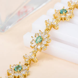 Bracciale Naturale con Perline Delicato in Argento Sterling 925 Placcato Rodio, Nuovo Design di Lusso alla Moda a Prezzo Conveniente - Product Image 3