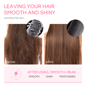 LAIKOU JAPAN SAKURA HAIR CONDITIONER 100ML ครีมนวดผมสูตรซ่อมแซมผมแห้งเสีย ให้ผมเรียบลื่น เงางาม สำหรับผมหยิก - Product Image 2