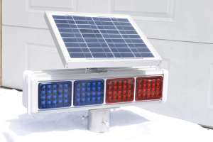 道路交通用警告灯赤と青の交通LED警告ストロボライト - Product Image 5