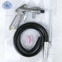 Pistolet de pulvérisation pneumatique de qualité industrielle sans air avec buses en aluminium + céramique, outil de sablage miniature haute pression