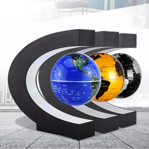 โคมไฟอิเล็กทรอนิกส์แบบลอยได้โดยใช้แรงโน้มถ่วง,ลูกบอลความแปลกใหม่แบบแม่เหล็กพร้อมไฟ LED แผนที่โลกของตกแต่งบ้านของขวัญสำหรับเด็ก - Product Image 6