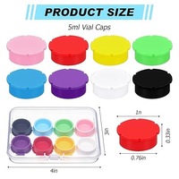 Capuchon en silicone pour flacon d'insuline de 3 ml, capuchon de protection anti-poussière pour flacons d'injection en verre de laboratoire, couvercle en silicone réutilisable