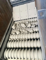 Crible à rouleaux pour sable et gravier avec moteur à roulement et boîte de vitesses pour ligne de production d'agrégats intensives et exploitation minière