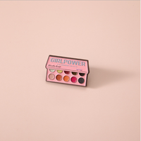 Maison Original mignon rose violet fraise fard à paupières Palette broche filles accessoire Badge épinglette avec cadeau souvenir