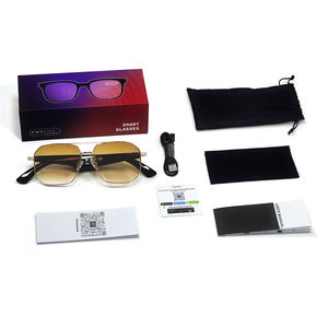 Gafas de traducción inalámbricas inteligentes <span class=keywords><strong>Ai</strong></span> 100 + idiomas Q & A en tiempo real BT5.4 música protección UV GY300 gafas inteligentes para hombres y mujeres - Product Image 6