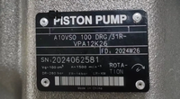 Pompe hydraulique axiale à grande cylindrée A10VSO140DRG31R, fonctionnement fluide pour machine de forage minier