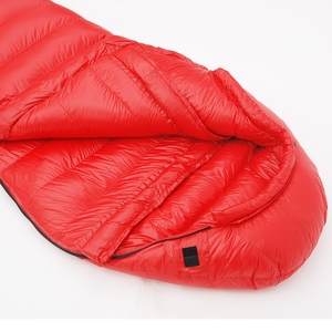Sac de couchage de type momie ultraléger en tissu nylon, 3 saisons, pour adultes, épaissi, résistant au froid, avec capuche à visière pour le camping et les voyages - Product Image 6