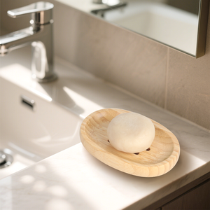 Быстрая доставка: Экологичная подставка для мыла из натурального дерева с дренажем, бамбуковая мыльница для ванной комнаты - Product Image 6