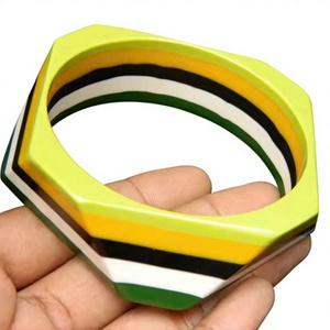Fashionable Blue and Black Striped Silicone Resin Bangle Bracelets Unisex Casual Sporty Stylish Cute Party Fashion Jewelry - Product Image 5
