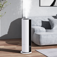 Humidificateur d'air à remplissage par le haut de grande capacité avec application Wifi Humidificateur d'air portable à brume chaude à ultrasons 7L