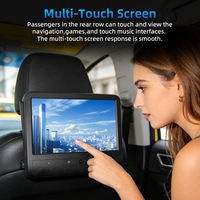 Monitor de Reposacabezas con Pantalla Publicitaria Android 11 de 10 Pulgadas a Bajo Precio, Monitor Universal para Asiento Trasero de Coche con TV Multimedia, WIFI, USB para Taxi
