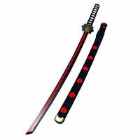 20 modèles d'épées d'anime très vendues, épées en bois de bambou, accessoires de cosplay Luffy Zoro, armes et armes réalistes
