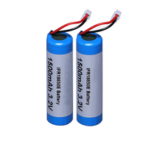 مخصص 3.2V 6.4V 9.4V 9.6V 1500MAH LiFePO4 ثنائي الفينيل متعدد الكلور بطارية ليثيوم الحديد الفوسفات بطارية 18650 2S1P 3V 6V 9V