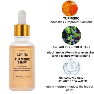 Huyết thanh nghệ với Niacinamide thay thế rạng rỡ tăng cường huyết thanh trên khuôn mặt cải thiện kết cấu da tinh chỉnh sự xuất hiện lỗ chân lông - Product Image 2