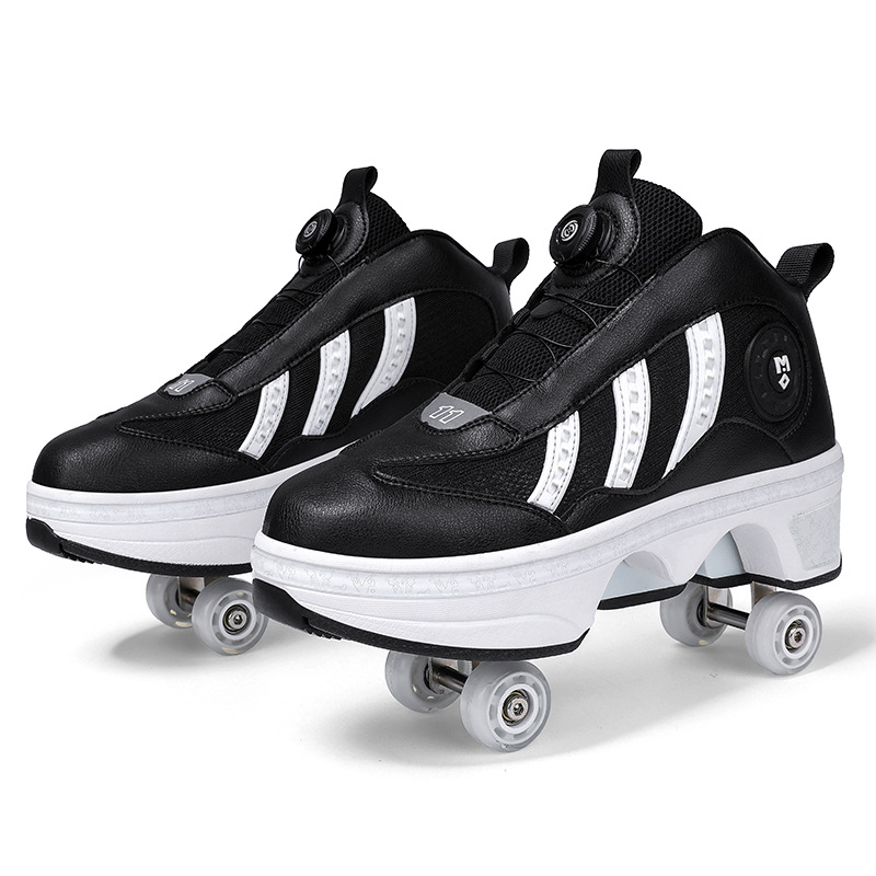 139 Black Four-Wheel One-Click Retraction